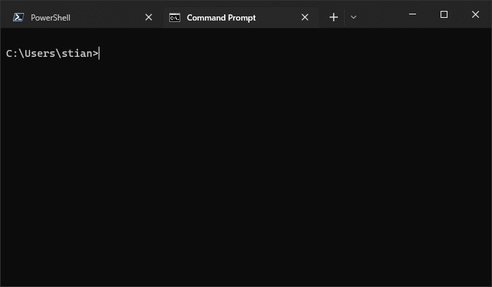 Windows Terminal screenshot